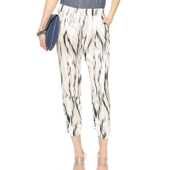 Parker Silk Devlin Pant in Streak Size 6 - Picture 1 of 4